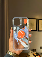 Load image into Gallery viewer, Transparent abstract popsocket case
