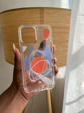 Load image into Gallery viewer, Transparent abstract popsocket case
