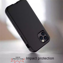 Load image into Gallery viewer, Black Liquid silicone 3 in 1 super protective case m m m mm
