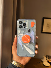 Load image into Gallery viewer, Transparent abstract popsocket case
