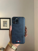 Load image into Gallery viewer, LUXURY LEATHER PHONECASE (DARK NAVY BLUE)
