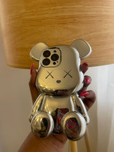 Load image into Gallery viewer, Luxury Silver Kaws silicone phone case
