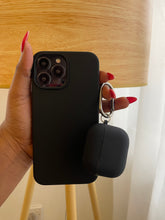 Load image into Gallery viewer, Black Premium silicone Phone case.
