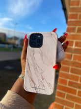 Load image into Gallery viewer, Signature  white wind marble Phonecase ONLY
