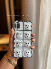 Load image into Gallery viewer, Kaws Squishy fidget toy phone case (grey )
