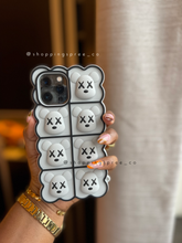 Load image into Gallery viewer, Kaws Squishy fidget toy phone case (grey )
