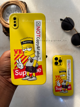 Load image into Gallery viewer, Yellow Simpsons Supreme case
