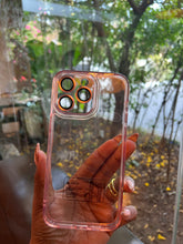 Load image into Gallery viewer, Transparent camera protector case(pink)
