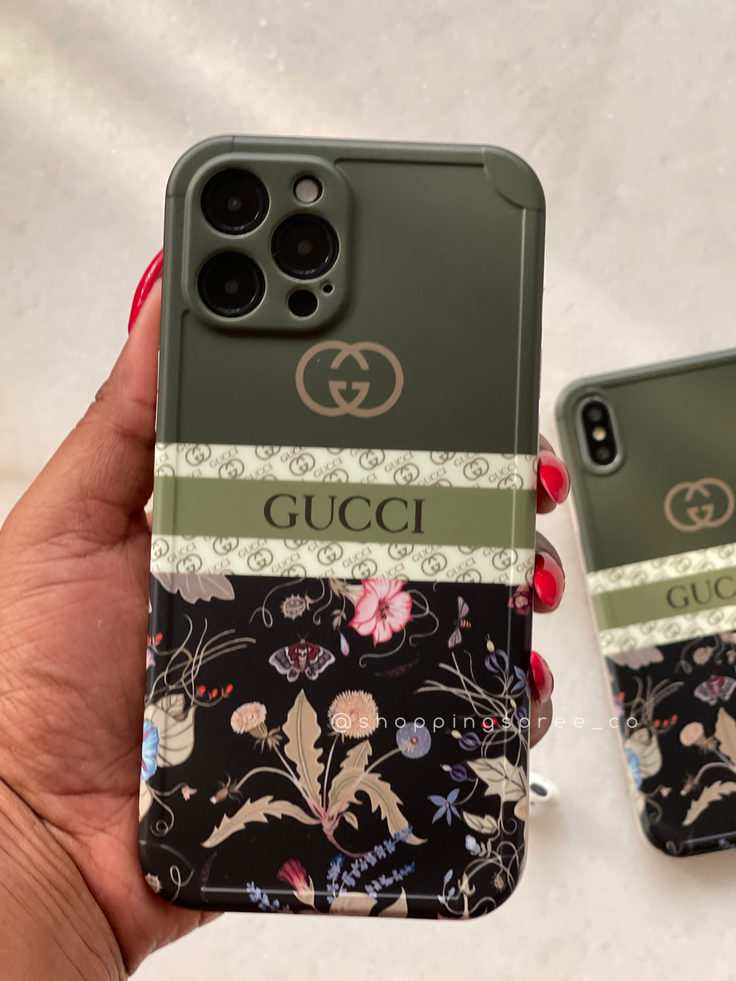 Floral Gucci phonecase