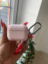 Load image into Gallery viewer, Premium pink silicon AirPods case
