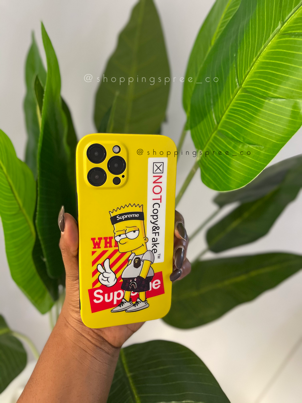 Yellow Simpsons Supreme case