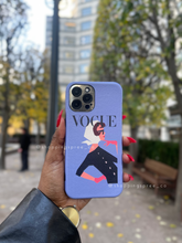 Load image into Gallery viewer, Purple vogue phone case 😍
