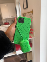 Load image into Gallery viewer, Luxury Green 3D Lattice Soft protective  case
