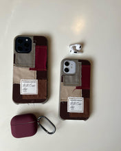 Load image into Gallery viewer, Premium maroon silicon AirPods case
