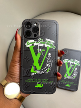 Load image into Gallery viewer, Green LV Phone case
