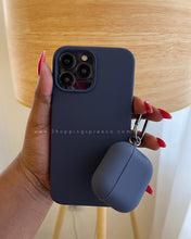 Load image into Gallery viewer, Navy blue Premium silicone Phone case
