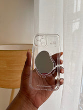 Load image into Gallery viewer, Gorgeous Transparent case with mirror POPSOCKET
